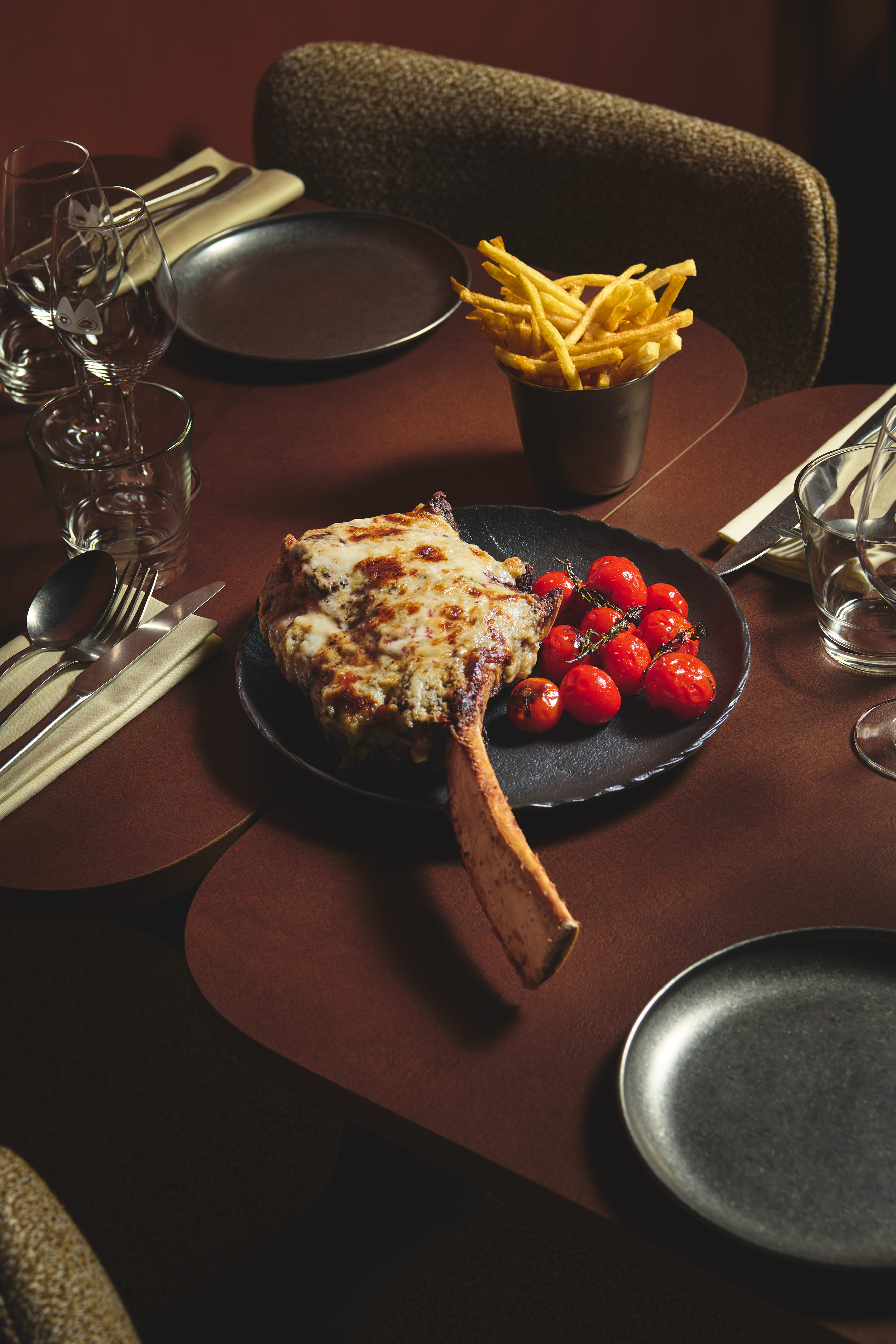 Mischief côte de bœuf au roquefort